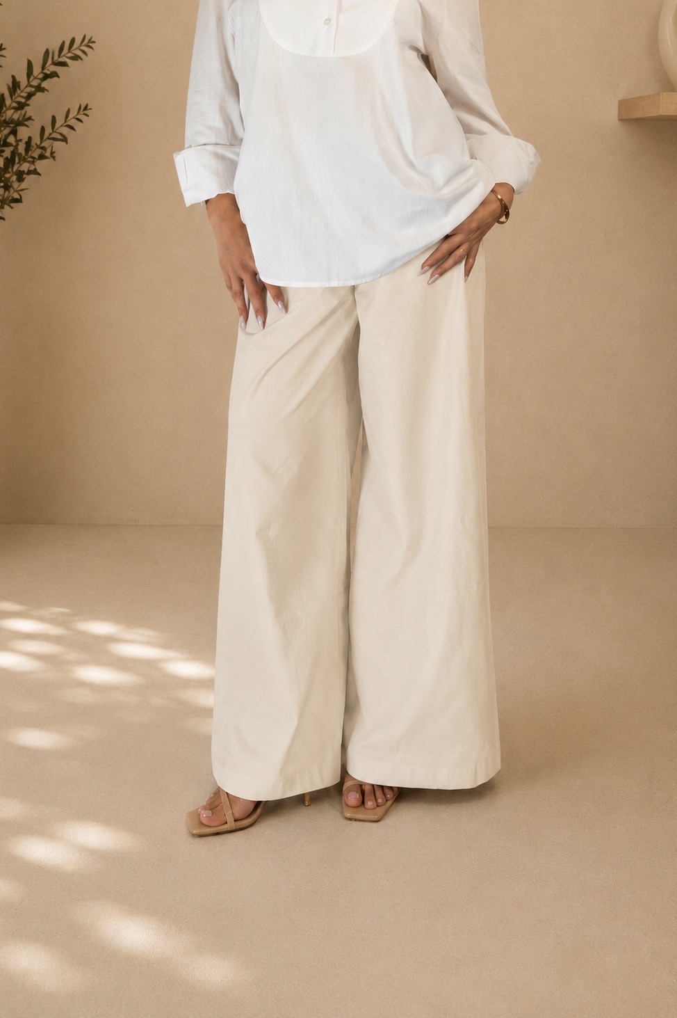 Pantalon Palazzo Couleurs Pastel – Image 2