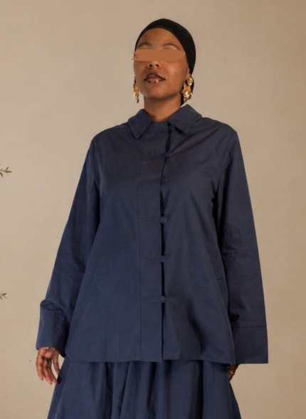 blouse-asiatique-manches-longues-bleu-nuit